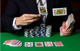 Le bluff au poker